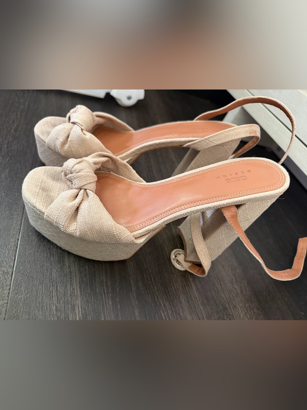 ASOS Platform Knot Heel